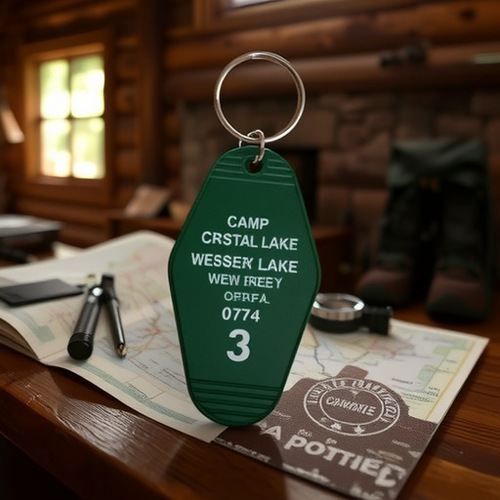 Acrylic Brand Car Keychain Accessory Metal Hook Keychain Material Accessory Creative Matching