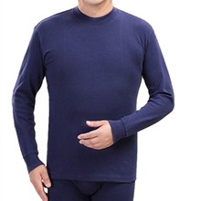 中老年秋衣男保暖内衣男士打底衫女保暖衣秋季棉毛衫高领长袖上衣