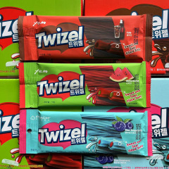 韓国YEMサンドイッチ螺旋形グミ70gコーラブルーベリー味twizelカジュアルキャンディー間食