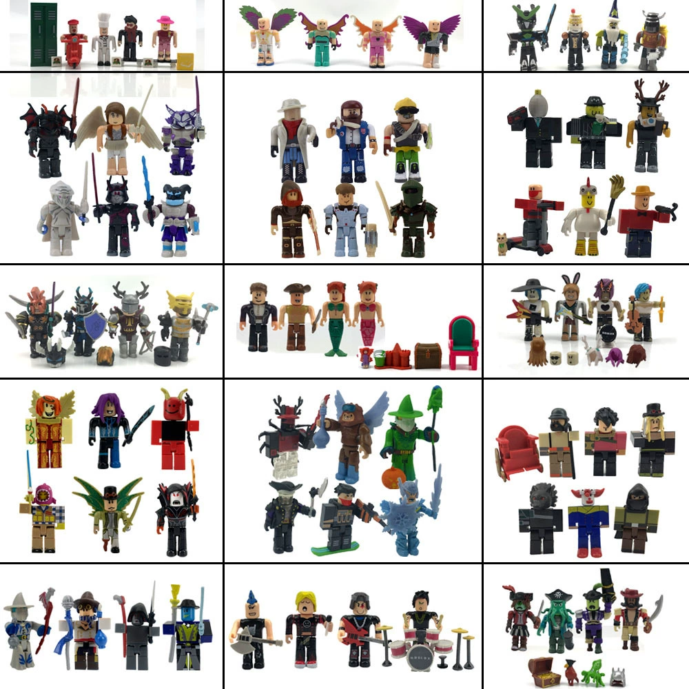 6-9 см Виртуальный мир ROBLOX кукла кукла кукла ручная работа полная коллекция из 21 моделей больших наборов