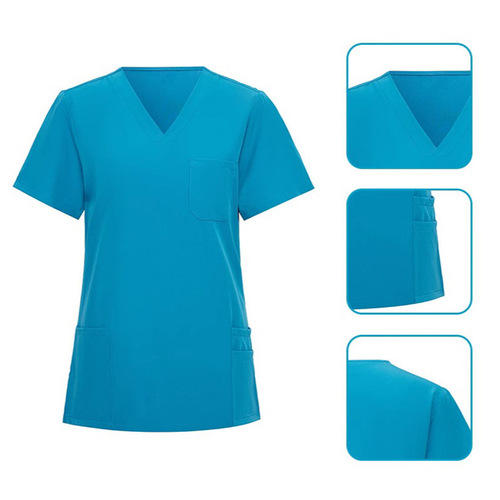 Cross-border hand-washing doctor's uniform beauty hospital brush hand uniform waterproof anti-stain anti-wrinkle nurse uniform set custom