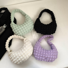 New Fashion Tote Bag Shoulder Crossbody Bubble Grid Women's Bag, Supports Large Wholesale Mixed Batch in Early Autumn 2023