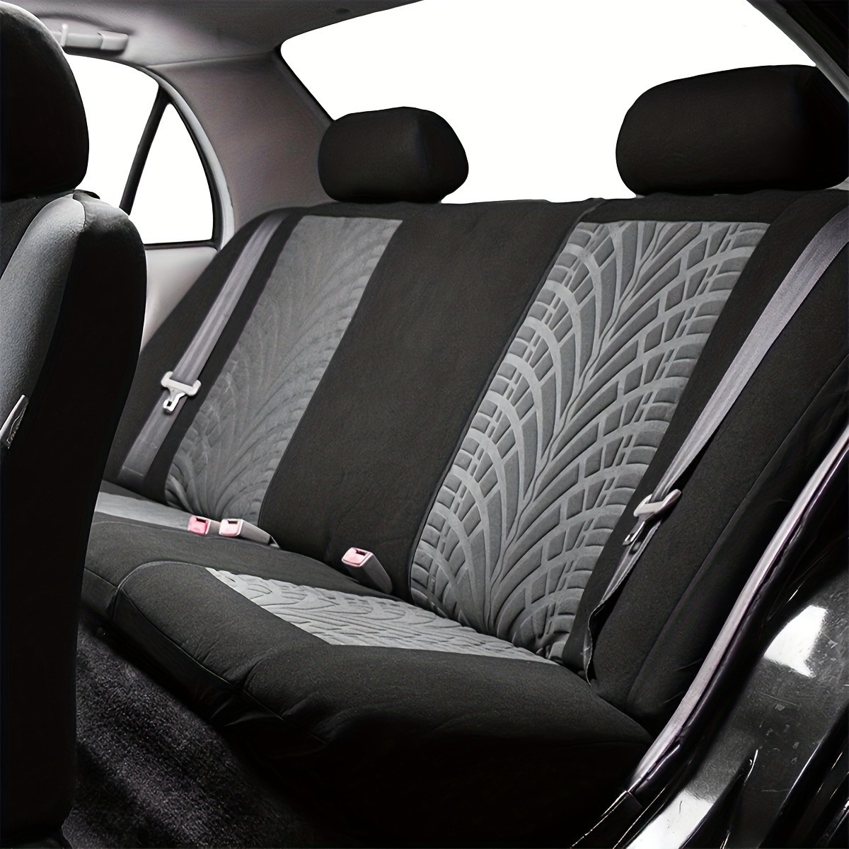 Cross-Border Best-Selling Car Seat Covers on Meike, 9-Piece Set, Universal for All Seasons, Tire Pattern Car Seat Covers Wholesale