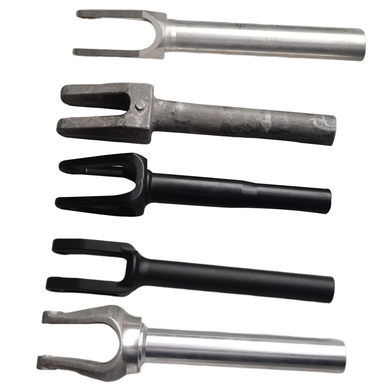 专业生产精密锻造件 电动滑板自行车前叉毛胚 铝合金锻件加工