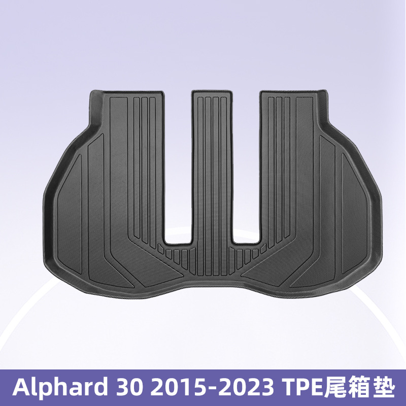 Es adecuado para Toyota Alphard 30 2015 - 2023 timón derecho 3D todas las condiciones meteorológicas almohadillas de pie TPE