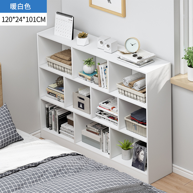 Simple estantería de pared de piso sala de estar de almacenamiento en capas rack de almacenamiento armario simple moderno hogar estantería