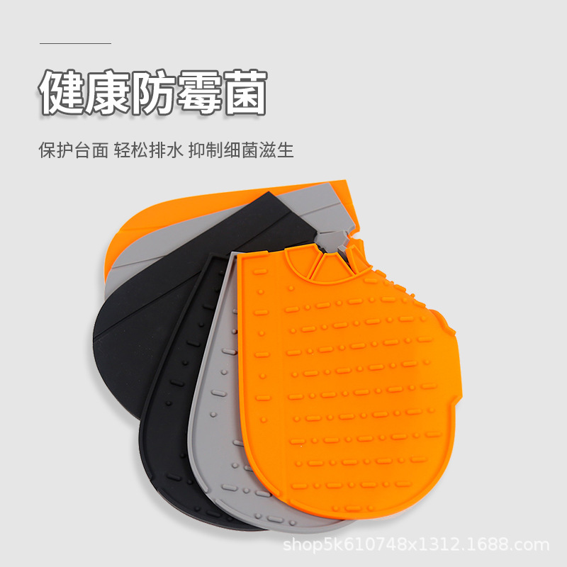 Almohadilla de drenaje de silicona para grifo, la más vendida de Amazon, almohadilla para grifo de fregadero de cocina, almohadilla de drenaje gruesa, venta al por mayor