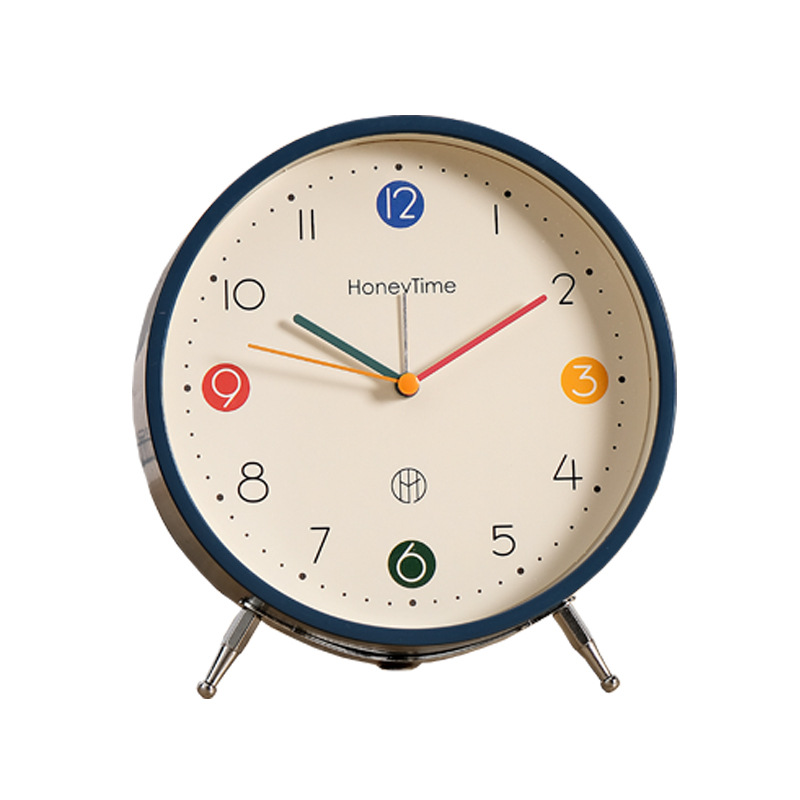 Reloj de despertador de escritorio oscilante 2023 nuevo artefacto de despertar para estudiantes de secundaria secundaria niños niños colocan reloj de escritorio