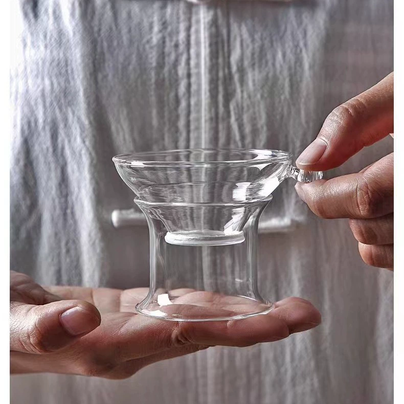 Кунг-фу ситечко для чая Термостойкое прозрачное стекло ситечко для чая креативное ситечко для чая части чайного набора