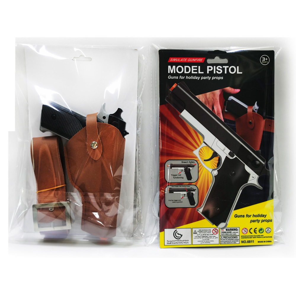 Halloween Cosplay juguetes de rol pistolas western vaquero funda cinturón vaquero pistola juguete