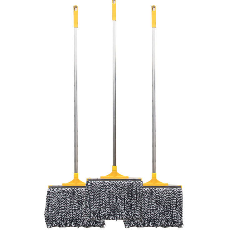 Cotton Thread Stainless Steel Rod Mop Old-fashioned Mop Factory Property Cotton Mop Ordinary 47cm Water-absorbent Mop Cotton Thread Stainless Steel Rod Mop Old-fashioned Mop Factory Property Cotton Mop Ordinary 47cm Water-absorbent Mop
