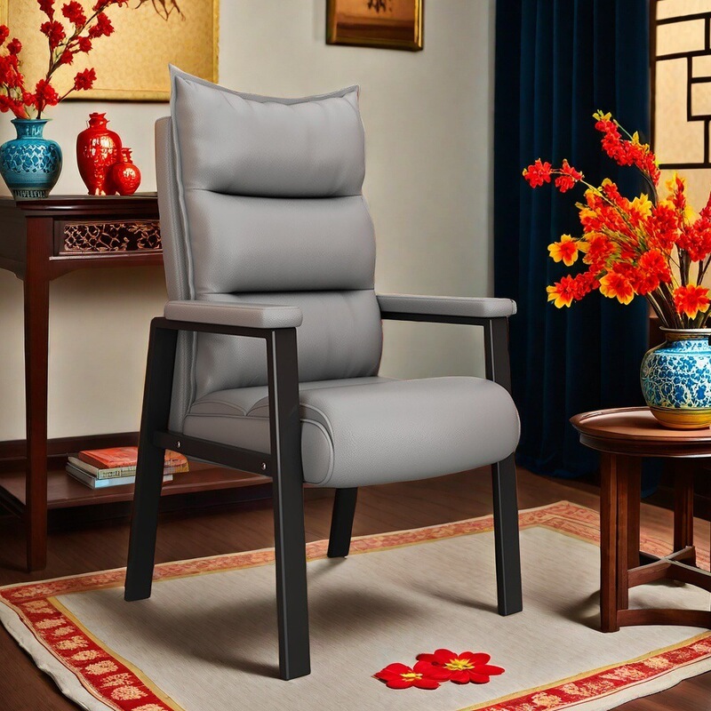 Mahjong Chair, Special Chair for Chess and Card Room, Mahjong Stool, Tea Room Backrest, Comfortable for Long Periods of Sitting, Office Meeting and Reception Chair