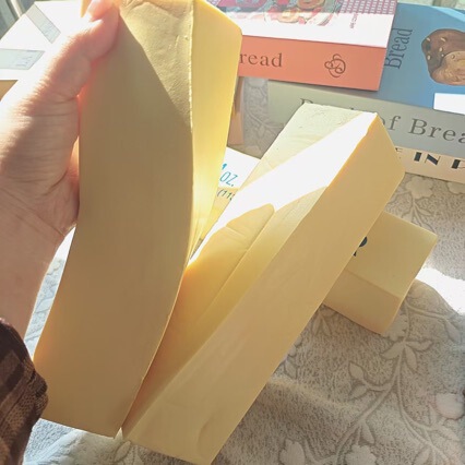 Super Soft Butter Stick Slow Rebound Squishy Toy, Realistic Food Stress Relief Toy, Pu Material Jumbo Milk Bar
