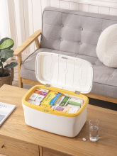 2F密码收纳箱隐私文件收纳盒家用办公桌整理储物箱子学生宿舍保险