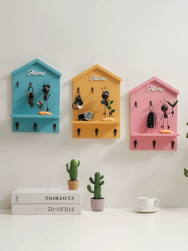 Creative house for keys, storage system, pendant, decorations, American style
