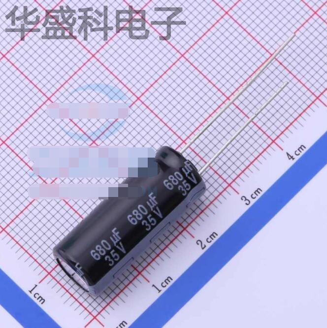 EEUFR1V681L 描述 680uF 35V 引线型铝电解电容 厂家直销