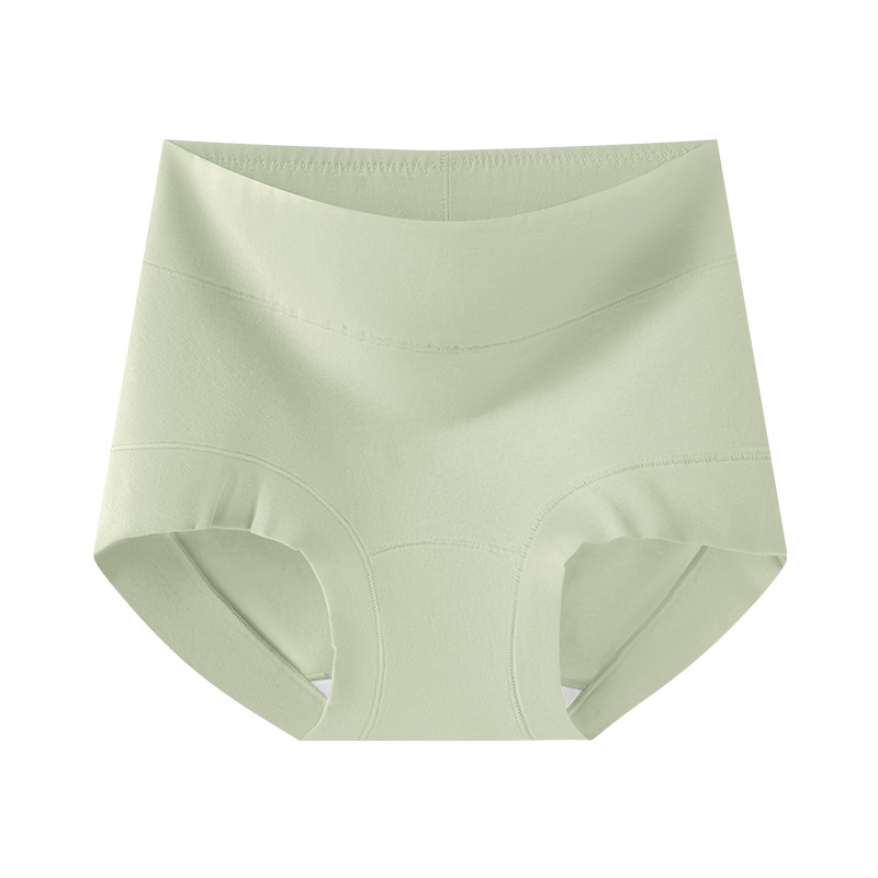Ropa interior de algodón de cintura alta para abdomen posparto, entrepierna antibacteriana, ropa interior especial de doble abdomen para mujeres embarazadas después de la cesárea