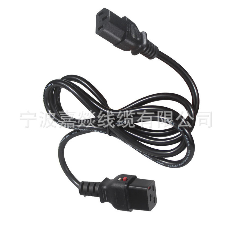 Production and Supply of C13 to C19 Pdu Server Chassis with Locking Feature, Left-Angle Plug to Socket Iec320-C1