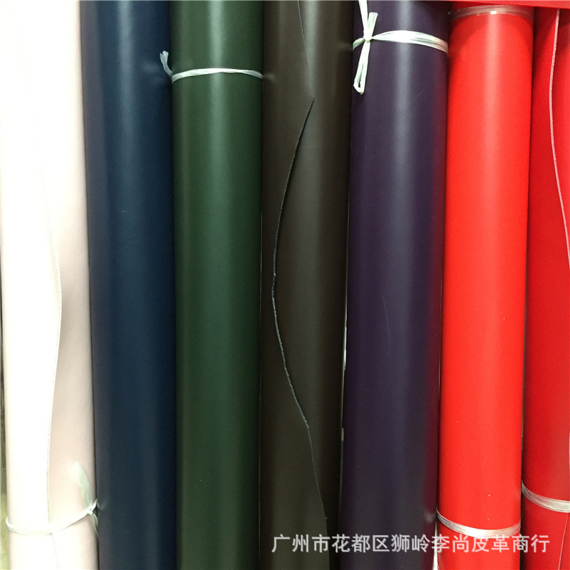 二层牛皮湿发移膜开边珠硬皮平面无纹路整张牛皮广东胚