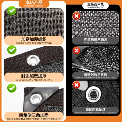 Avtomobil yan çətirləri — Balcony Encrypted Sun Protection Net