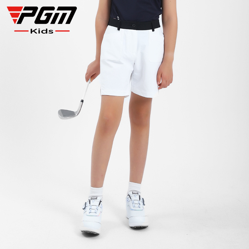 PGM Golf Shorts Girls 2023 New Teenager Sports Pants Summer All Match Sports Women Pants