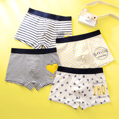 兒童內褲棉平角男童內褲小寶寶男孩四角褲卡通熱銷中大童短褲批發