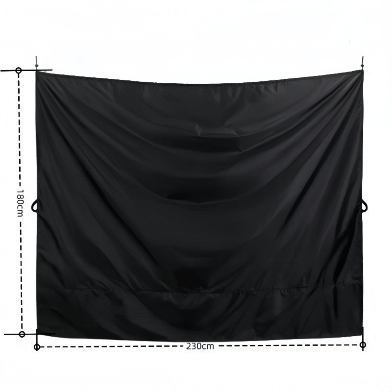 Cross-border car sunshade curtain car privacy sunshade curtain car front and rear partition sun protection and heat insulation curtain outdoor shower curtain