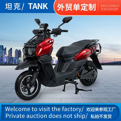 Exporting Electric Motorcycles to Europe and America, High-Power Tank-Style Men's Two-Seater Electric Bicycles, Cross-Border Foreign Trade