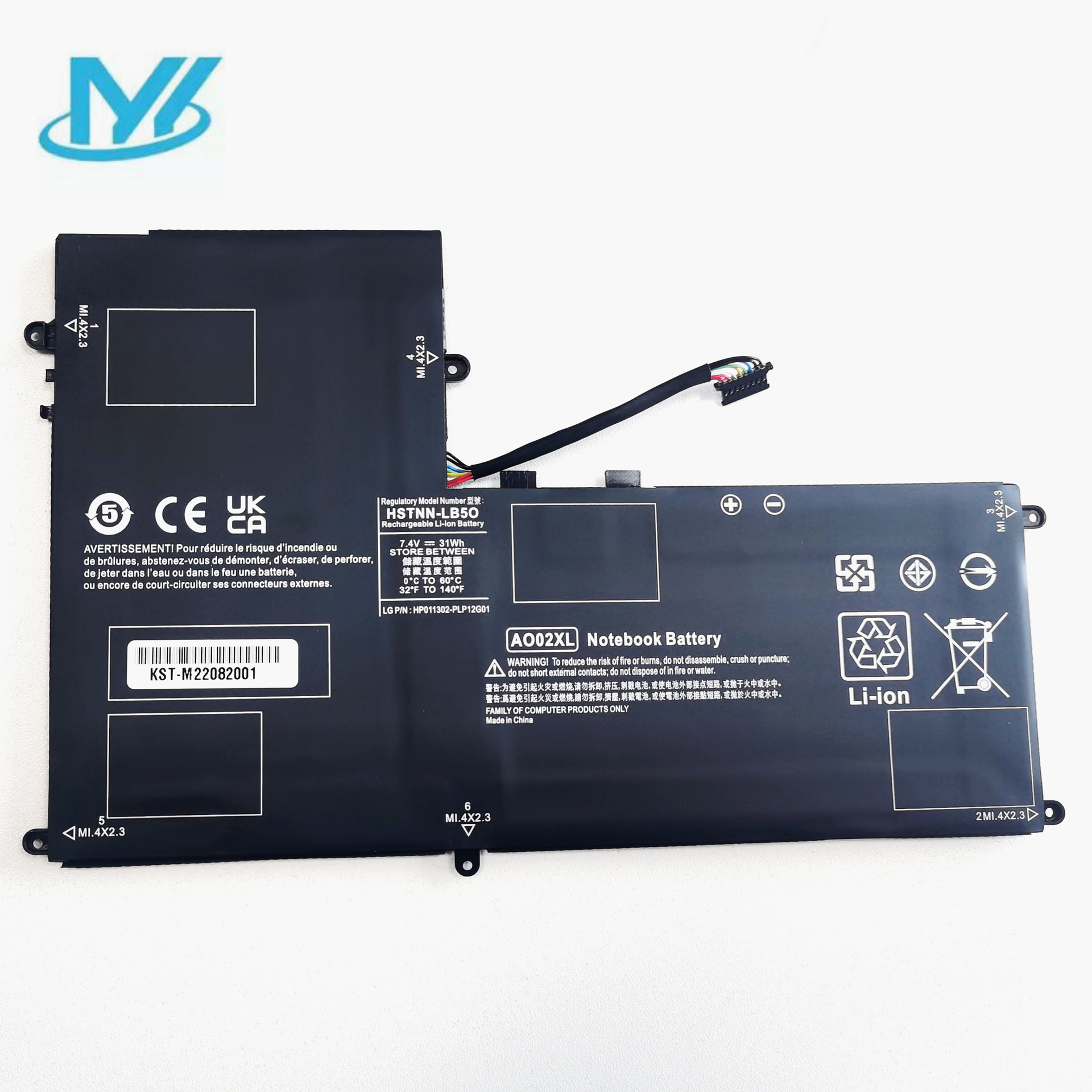 适用 ElitePad 1000 G2 AO02XL HSTNN-LB5O 728558-005笔记本电池