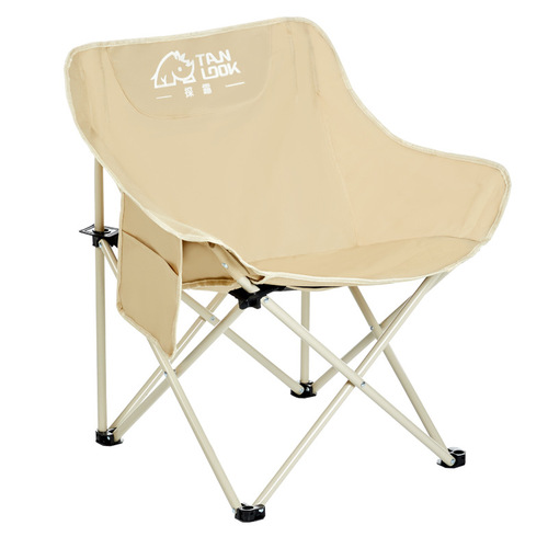 Yide Factory Direct Supply Outdoor Camping Folding Chair Portable Fishing Bench Oxford Cloth Sketch Moon Chair Beach Chair