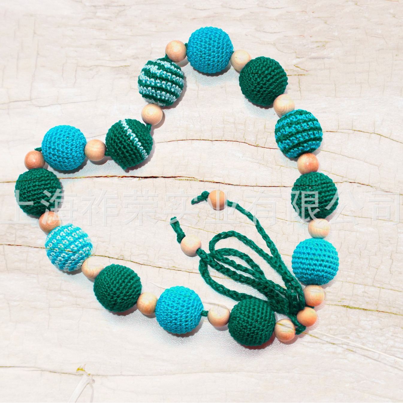 厂家直销彩绳编织项链 手工绕线编绳帽檐装饰带 串珠项圈配饰加工