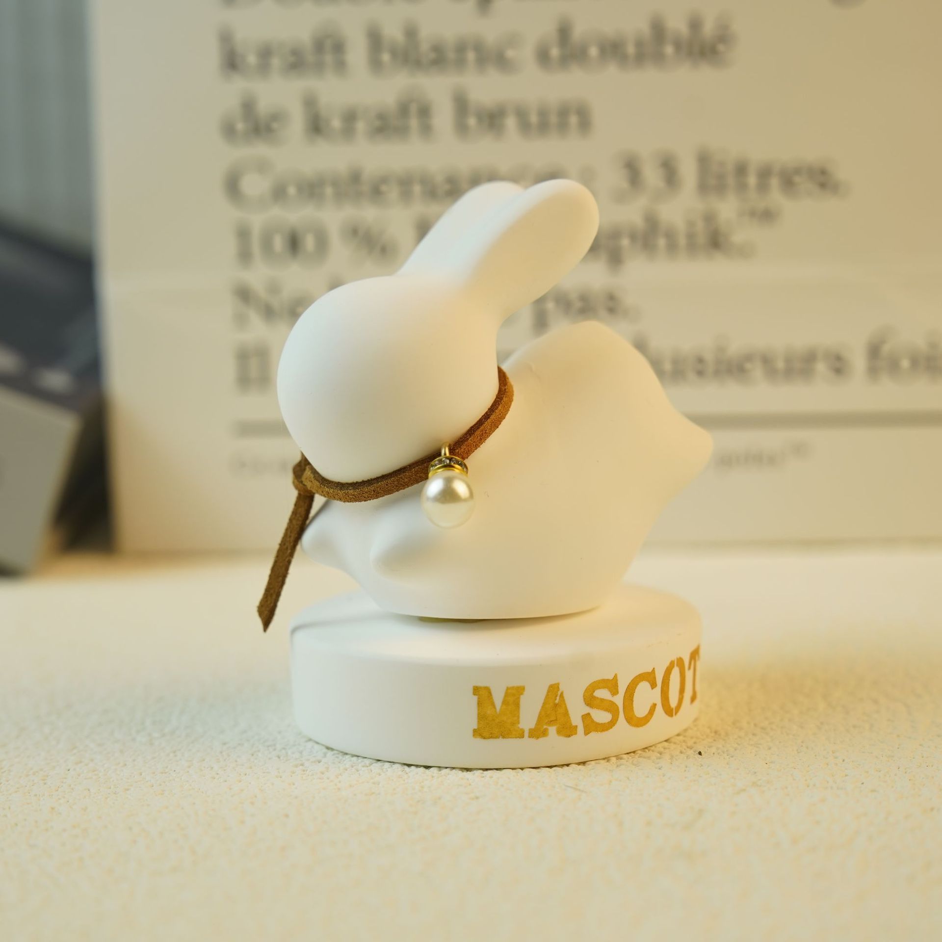 Car Aromatherapy Ornaments Car Rabbit Expansion Stone Cute Personality Cartoon Car Interior Decoration Creative Supplies