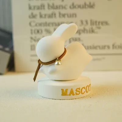 Car Aromatherapy Ornaments Car Rabbit Expansion Stone Cute Personality Cartoon Car Interior Decoration Creative Supplies