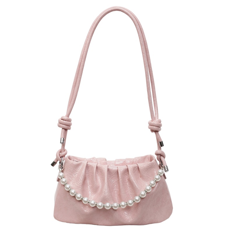 Bolsa de nube plegable de comercio exterior para mujeres 2025 nueva bolsa de brazo de aire extranjero versátil alta sensación de mochila de viaje