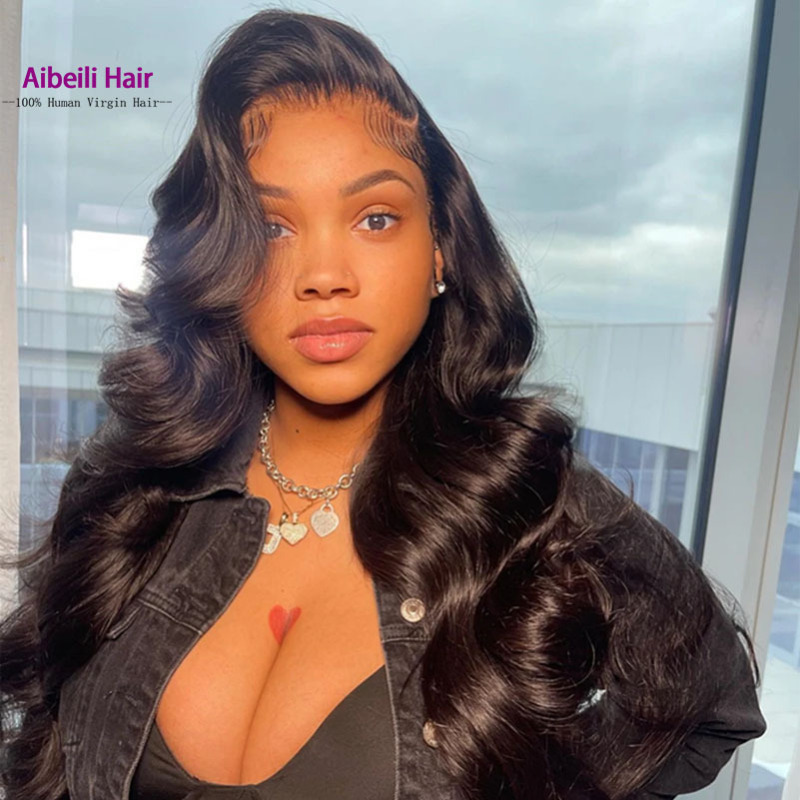 4x4/13x4/13x 6/360 body wave human hair wig lace wig head cover