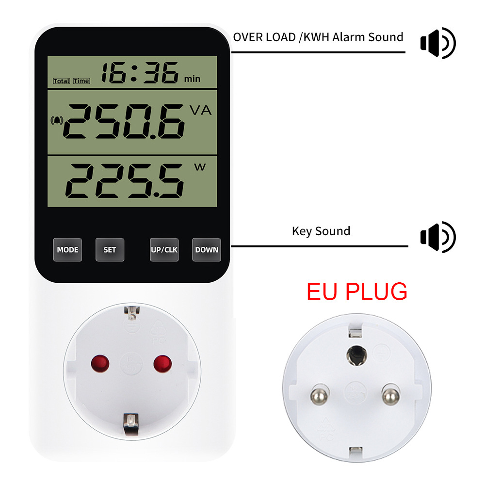 厂家直销欧规 德法通用插头插座 功率计量插座 计费插座