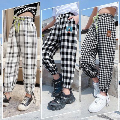 Foreign trade new pattern girl lattice ventilation trousers Casual pants Middle-waisted Thin section Boy pants Mosquito control Manufactor wholesale