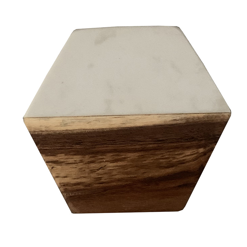 Hexagon (half split) Blanco