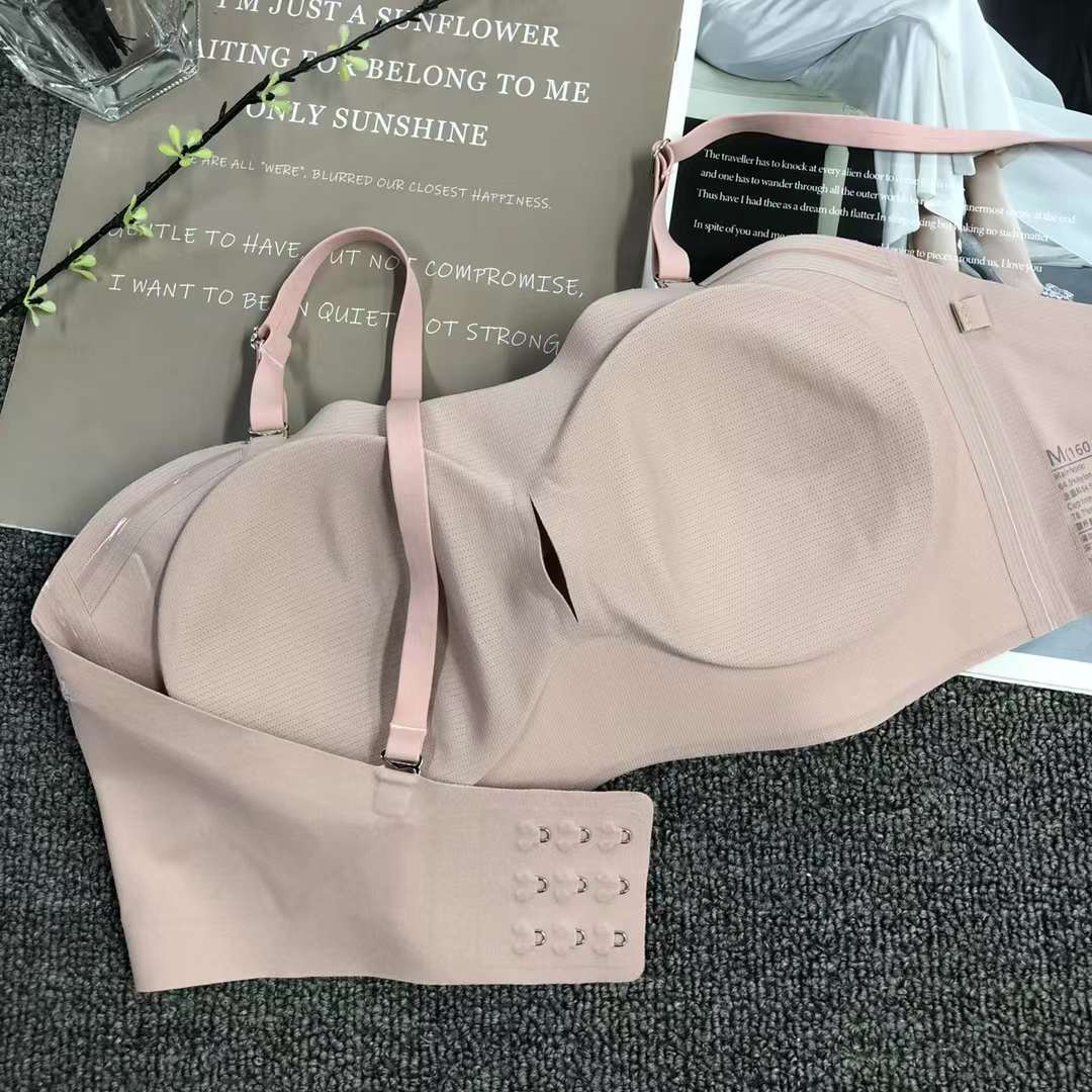 Nuevo encaje de alta elasticidad alta calidad belleza espalda chaleco látex inalámbrico sujetador ropa interior deportiva las mujeres al por mayor