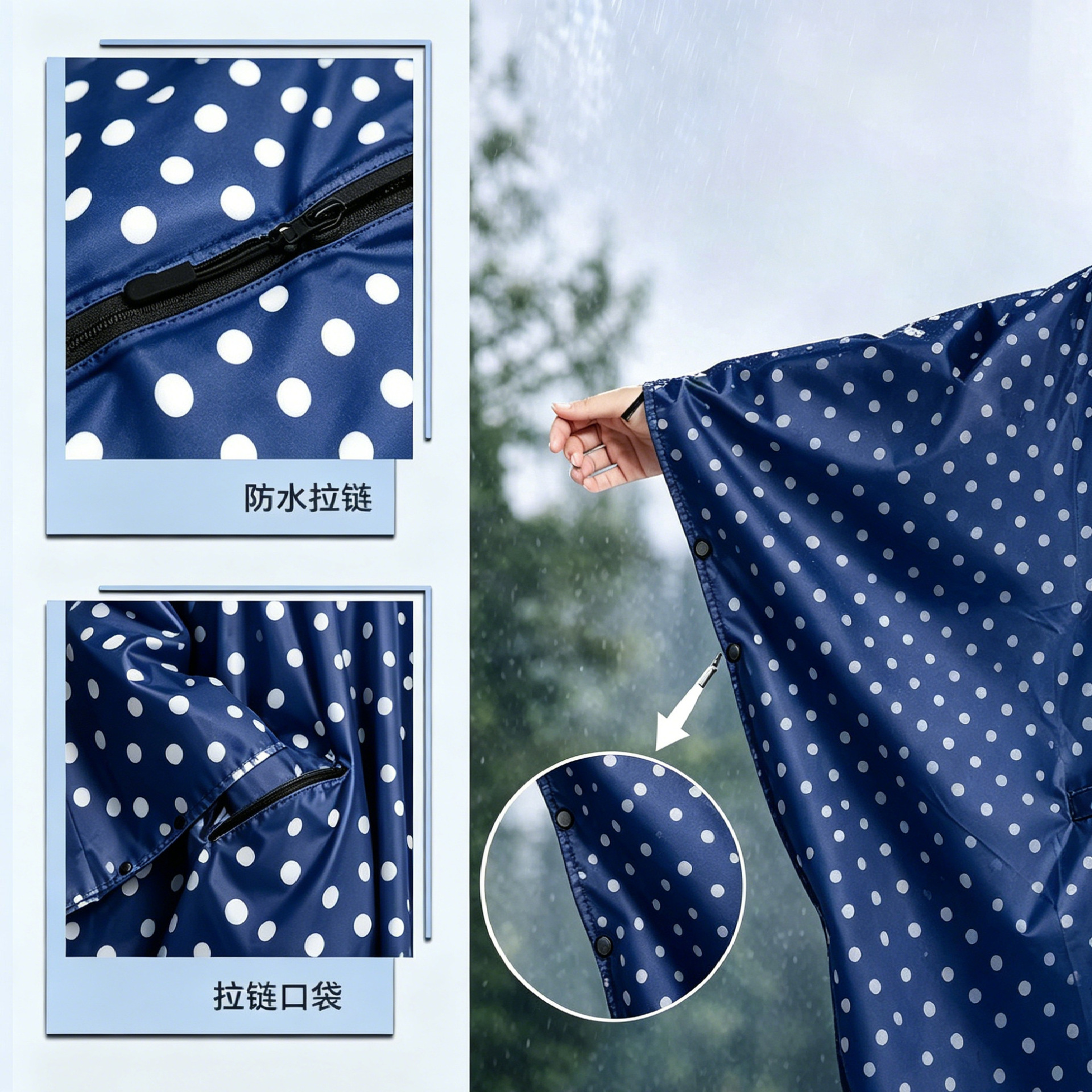Comercio exterior moda hombre y mujer capas impermeables al aire libre ciclismo caminata ligera impermeable capas impermeables con cremallera general