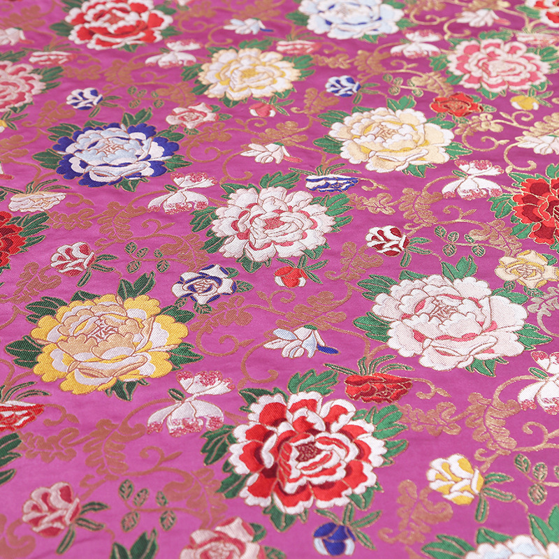 云锦中国传统老工艺织法中式服装旗袍三大锦之一非物质文化遗产