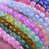 Two-color glossy beads, accessory, 10×8mm, gradient, wholesale