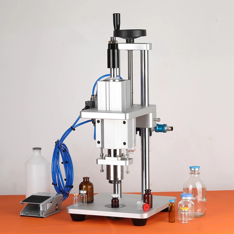 Small Pneumatic Capping Machine, Automatic Vial Sealing Machine, Capping Machine, Locking Machine, Glass Bottle Aluminum-Plastic Cap Tying Machine Small Pneumatic Capping Machine, Automatic Vial Sealing Machine, Capping Machine, Locking Machine, Glass Bottle Aluminum-Plastic Cap Tying Machine