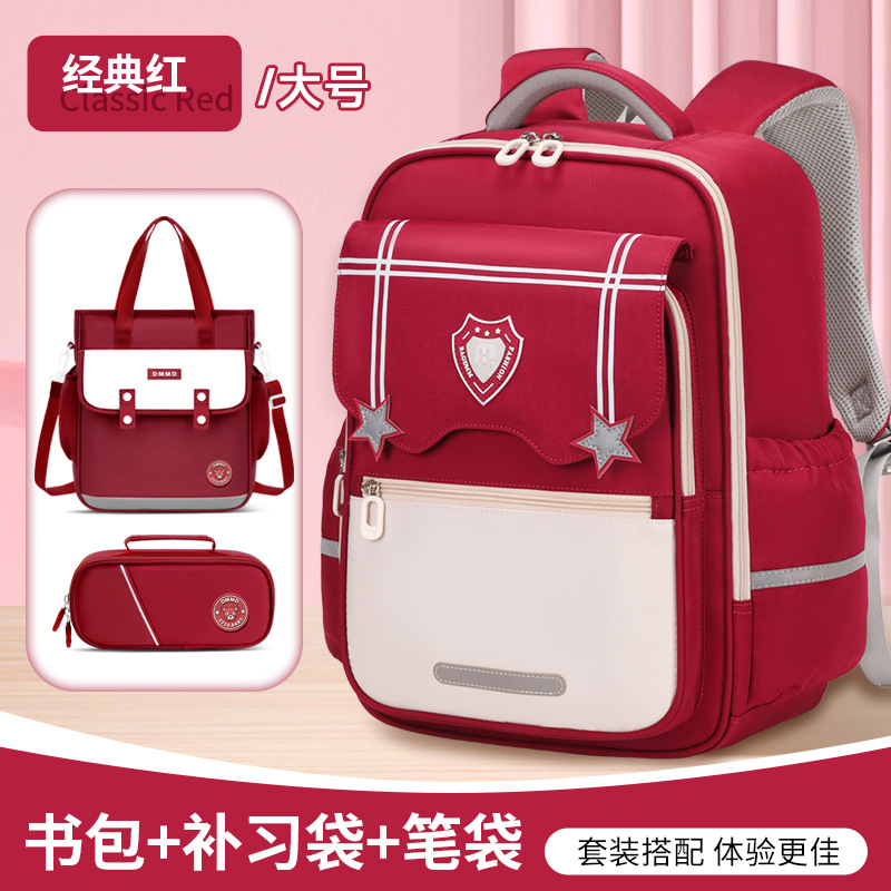 Mochilas escolares Yunduo para estudiantes de primaria, grados 1-6, reducción de la carga, prevención de salpicaduras de agua, múltiples compartimentos, mochilas de gran capacidad para niños, resistentes a la suciedad, hombres y mujeres