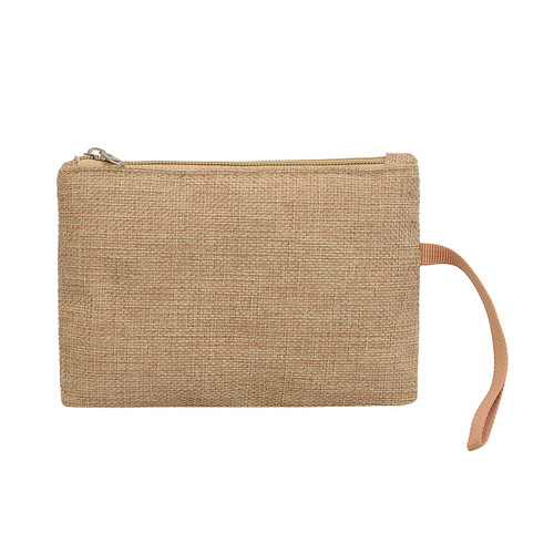 Cross-border cotton and linen handbag for women  new simple trend Harajuku style wallet bag fashion mobile phone zero wallet bag 