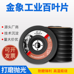 In-Stock Wholesale Jinxiang Industrial Model 100 Thick Flap Disc Metal Stainless Steel Grinding Polishing Angle Grinder Sanding Wheel