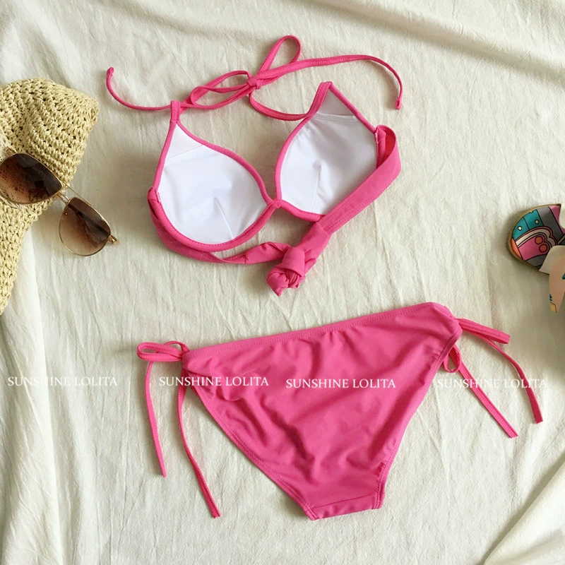 Beach supporting brand swimwear