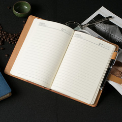 廠家批發a5加厚筆記本子制定b5大號商務記事本禮盒定套裝做LOGO