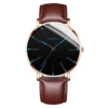 Belt brown belt rose shell black face blue needle