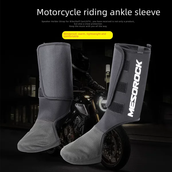 Windproof Ankle Protectors for Motorcycle Riding, Outdoor Skiing, Ankle Protection, Winter Warm Leg Protectors, Essential for Snow Conditions